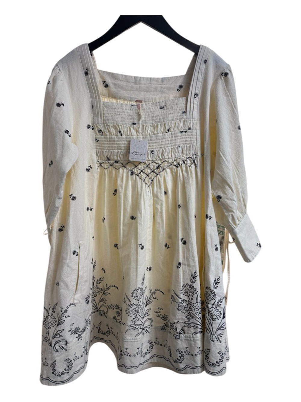 FREE PROPLE Sonora Printed Mini Dress NWT SIZE S - Picture 2 of 5